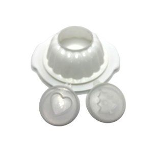 Vintage Tupperware Jelly Mold Holiday Christmas Hearts Jel N Serve 617-3